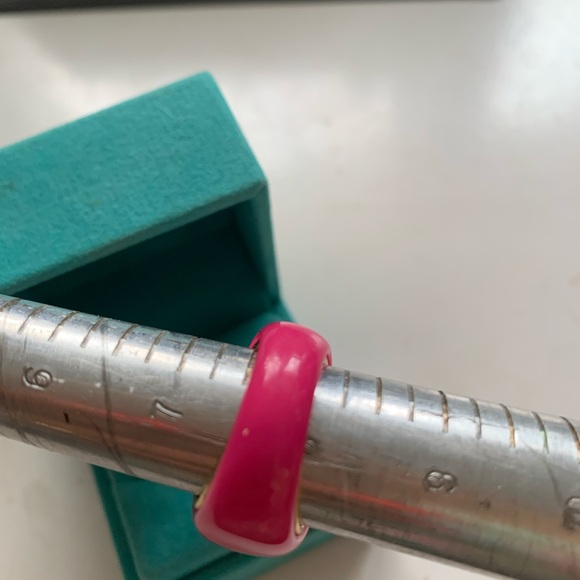 Kurt Geiger beautiful ring pink with stones - Picture 5 of 5